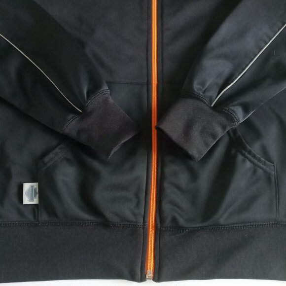 Harley-Davidson women's full zip black track jacket size small - Picture 4 of 10